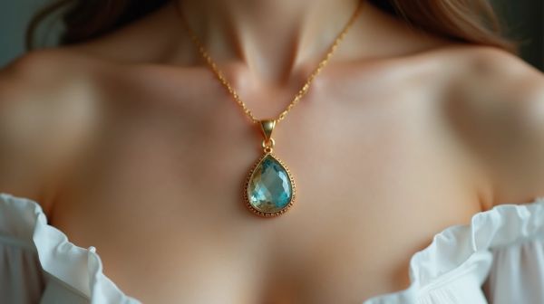 Pendentif en pierre : pourquoi on le porte près du cœur et ce que ça change